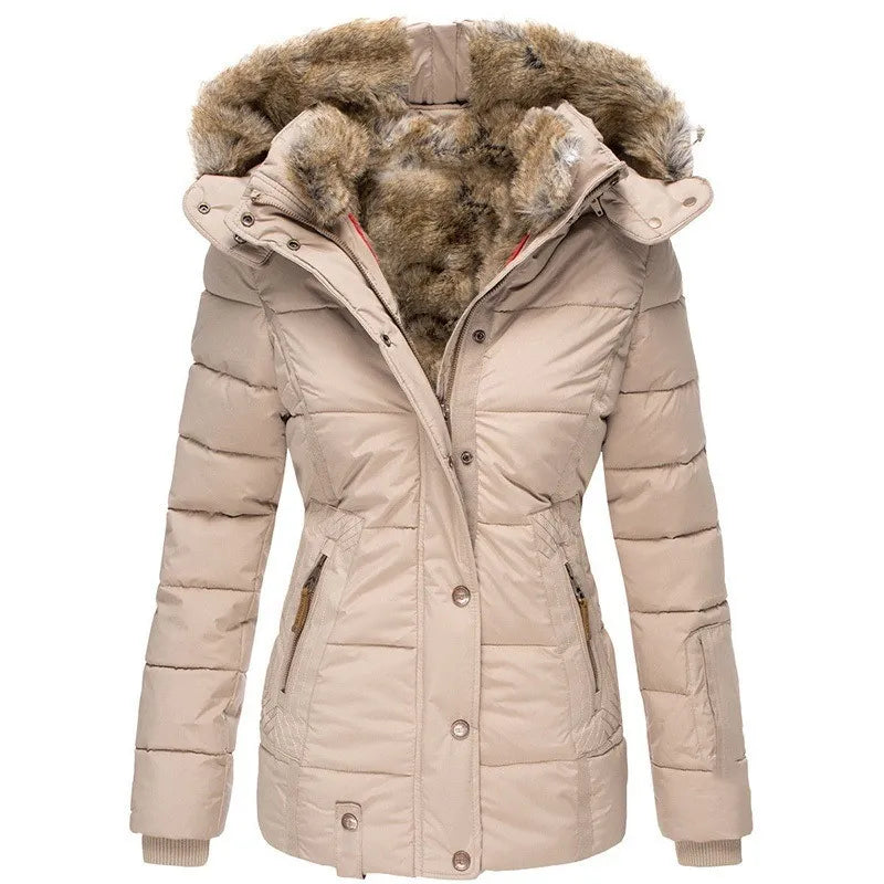 Veste à col pour femmes - Motif à bordure texturée