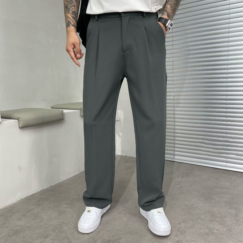 Vittorio – Pantaloni Eleganti da Uomo a Gamba Larga