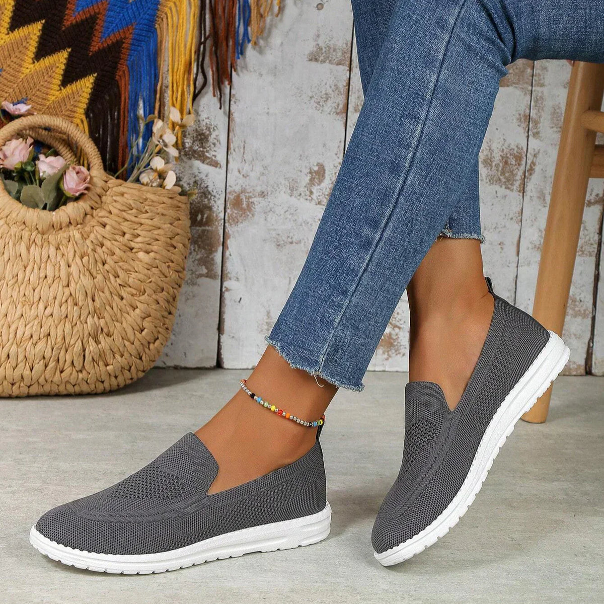 Emiliora – Slip On Walking Sneakers Women