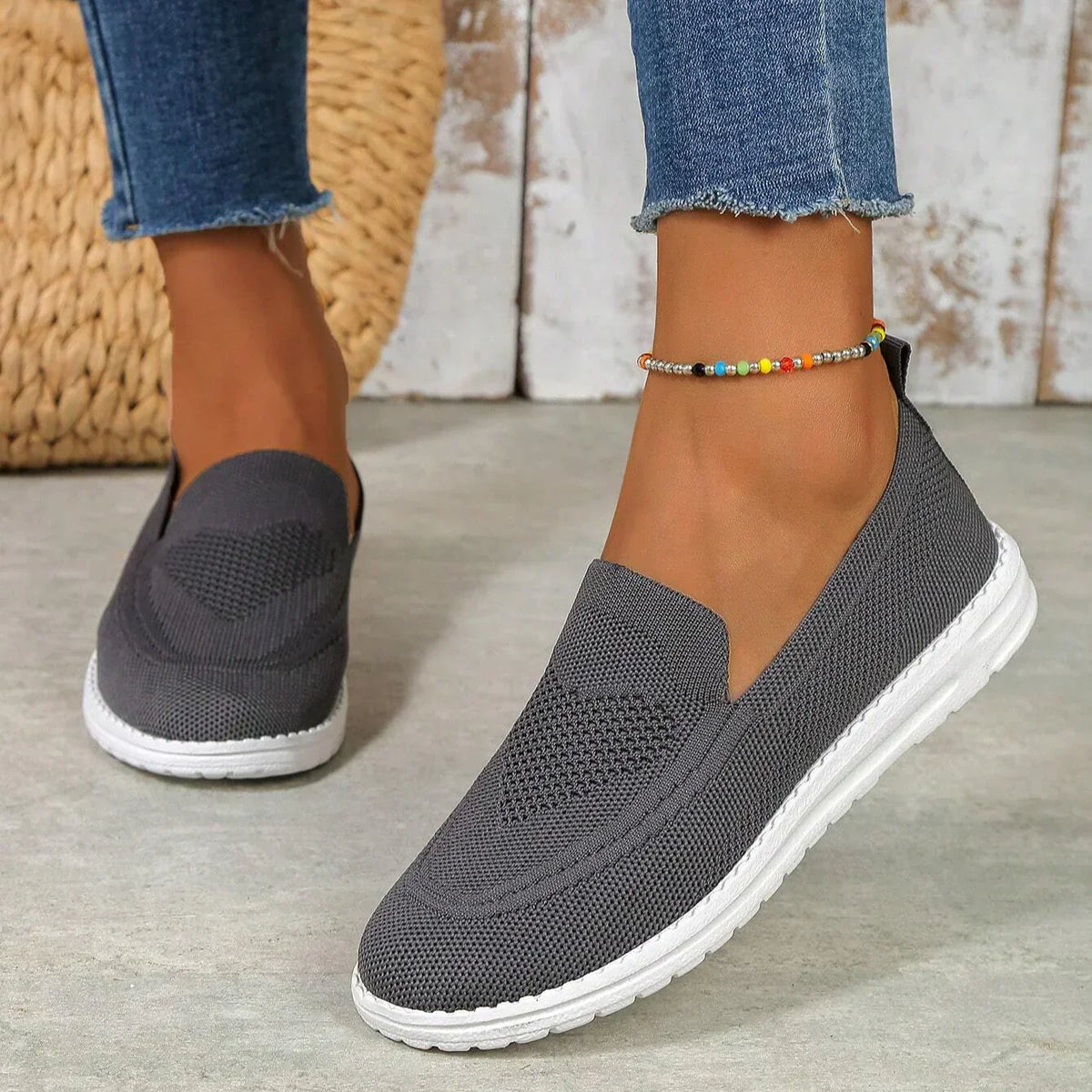 Emiliora – Slip On Walking Sneakers Women