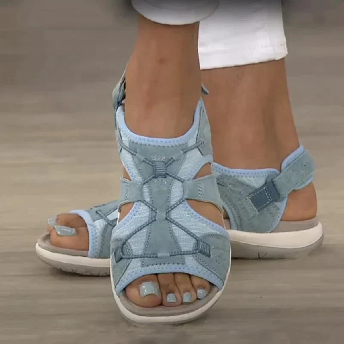 Rosellea - Dames Sandalen met Open Teen en Flexibele Zool