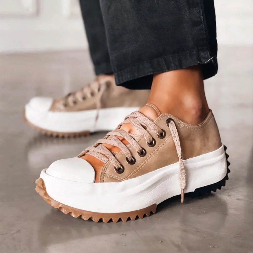Bellah – Πλατφόρμα Δετά Sneakers Καθημερινά για Γυναίκες