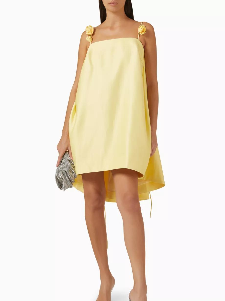 Rosavelle - Rosafarbenes Mini-Kleid