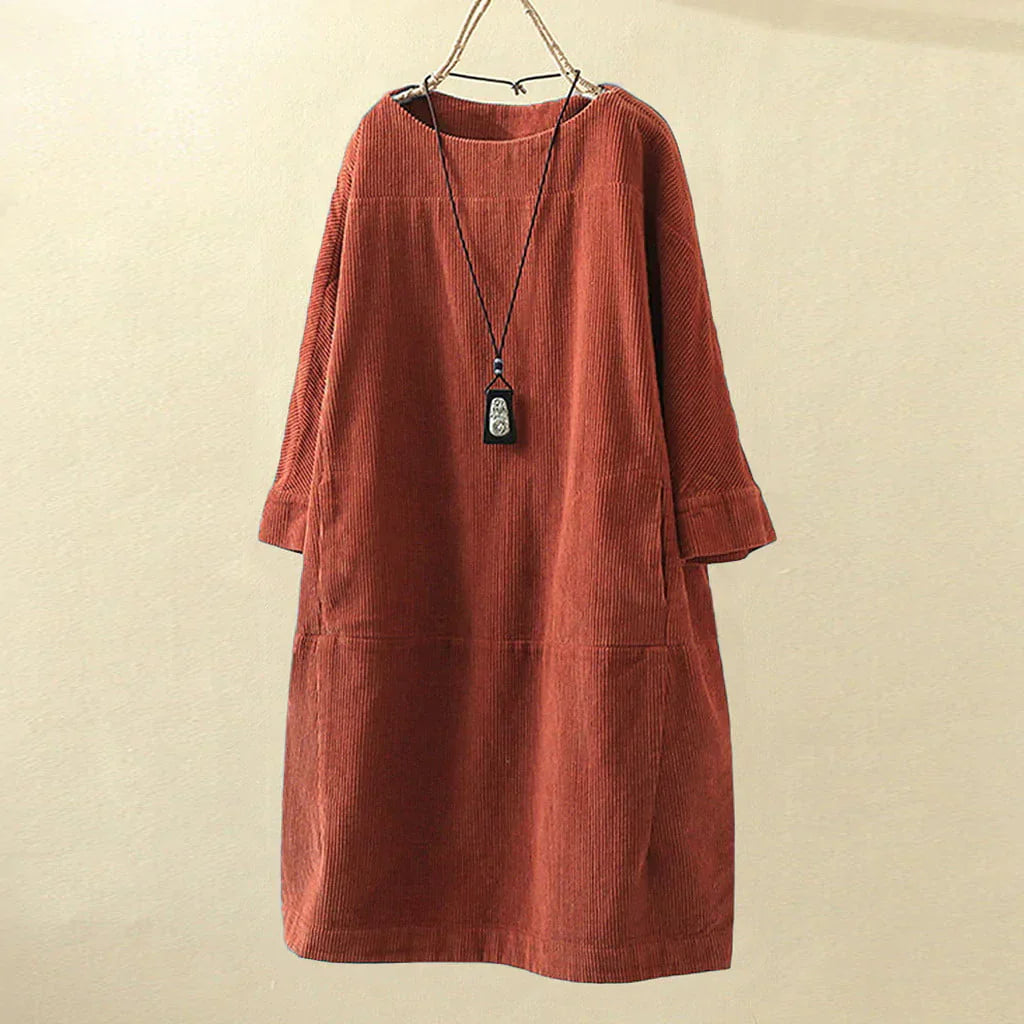 Velanora - Long Corduroy Women Top
