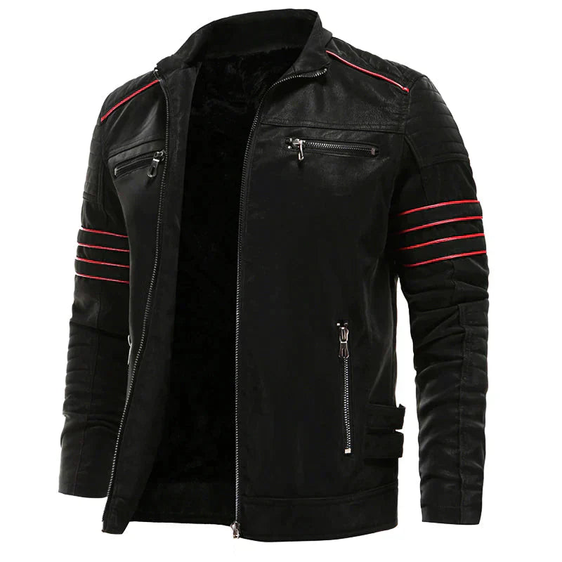 Evander – Men’s Stand Collar Jacket with Side Pockets