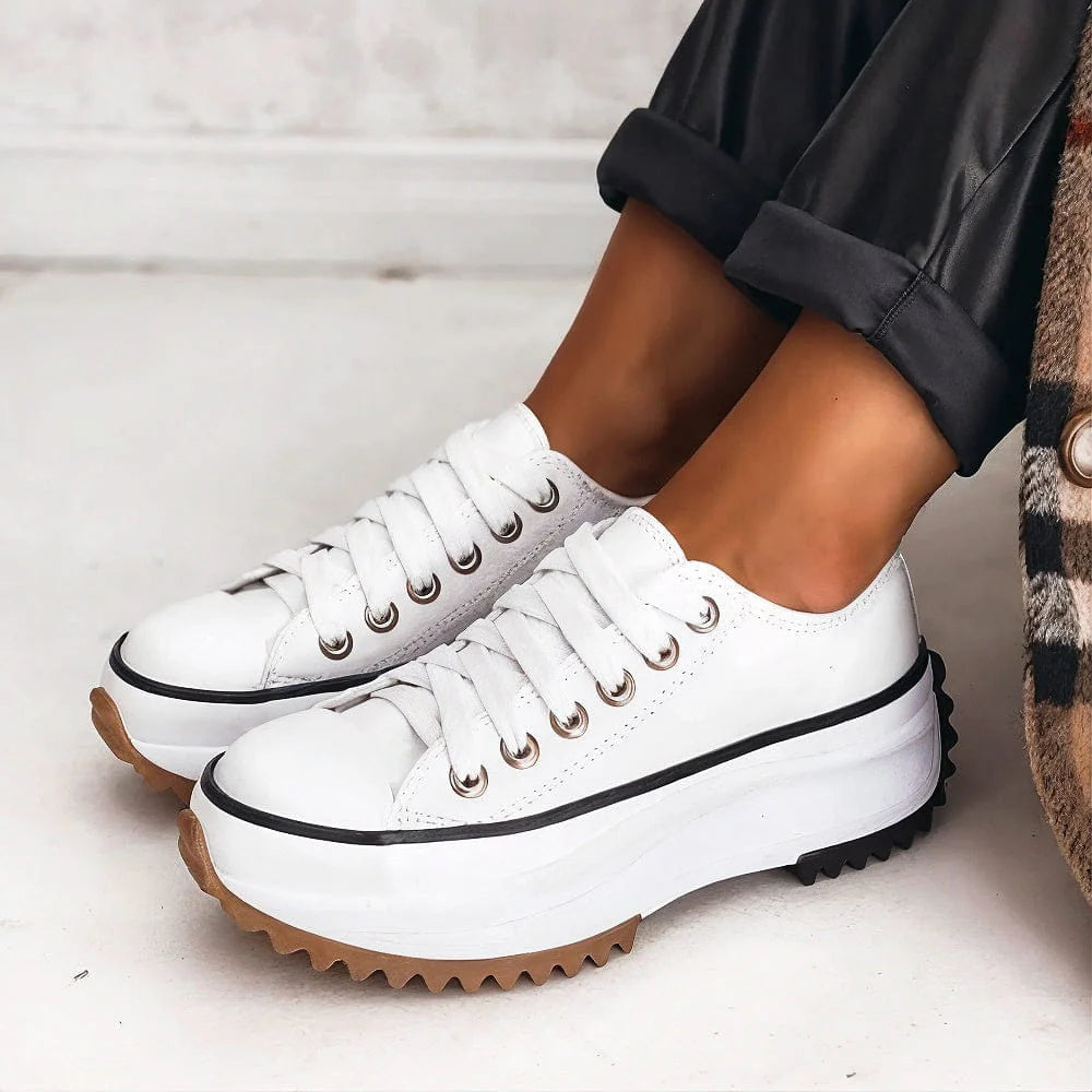 Bellah – Πλατφόρμα Δετά Sneakers Καθημερινά για Γυναίκες