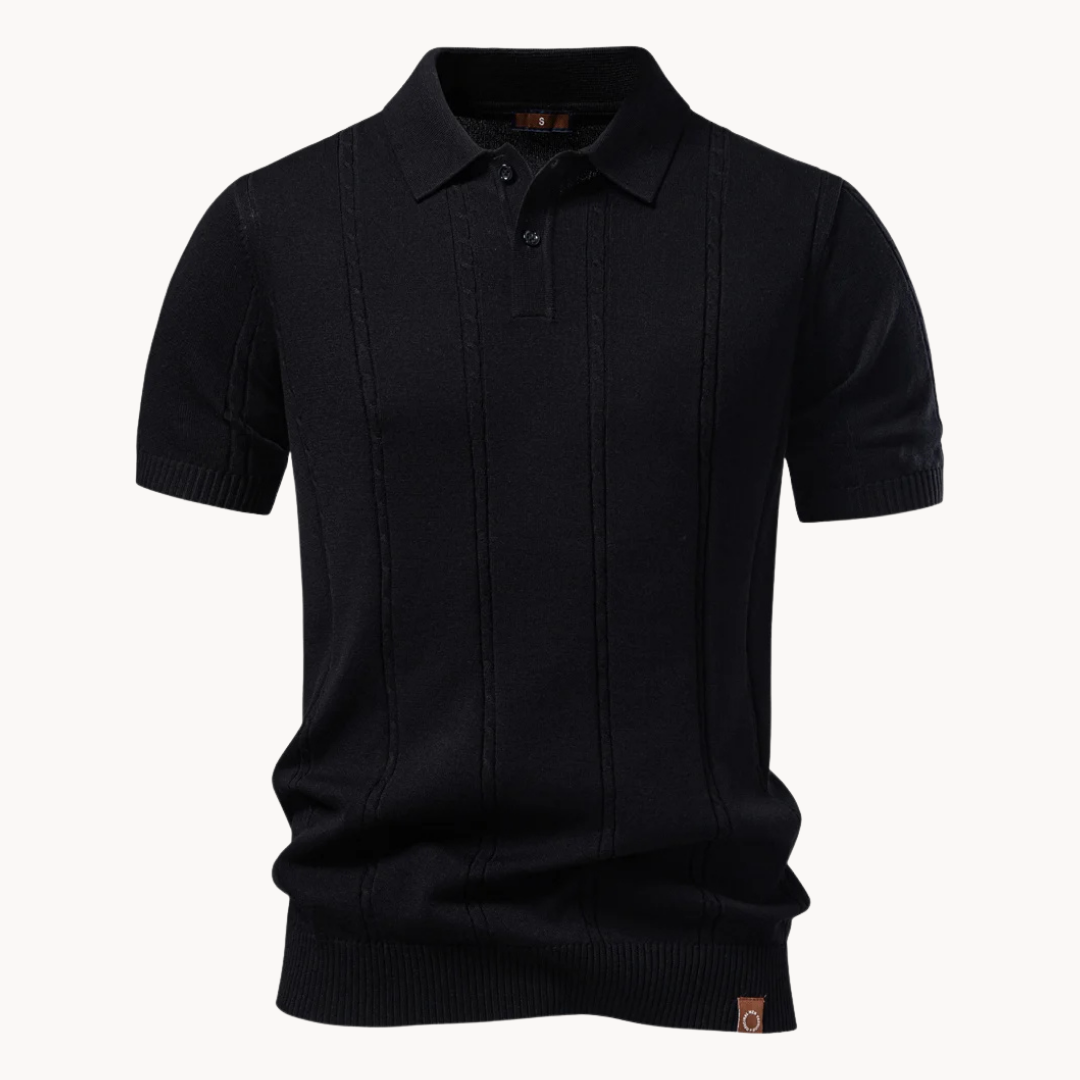 Montrivo - Moderné textúrované pánske polo tričko