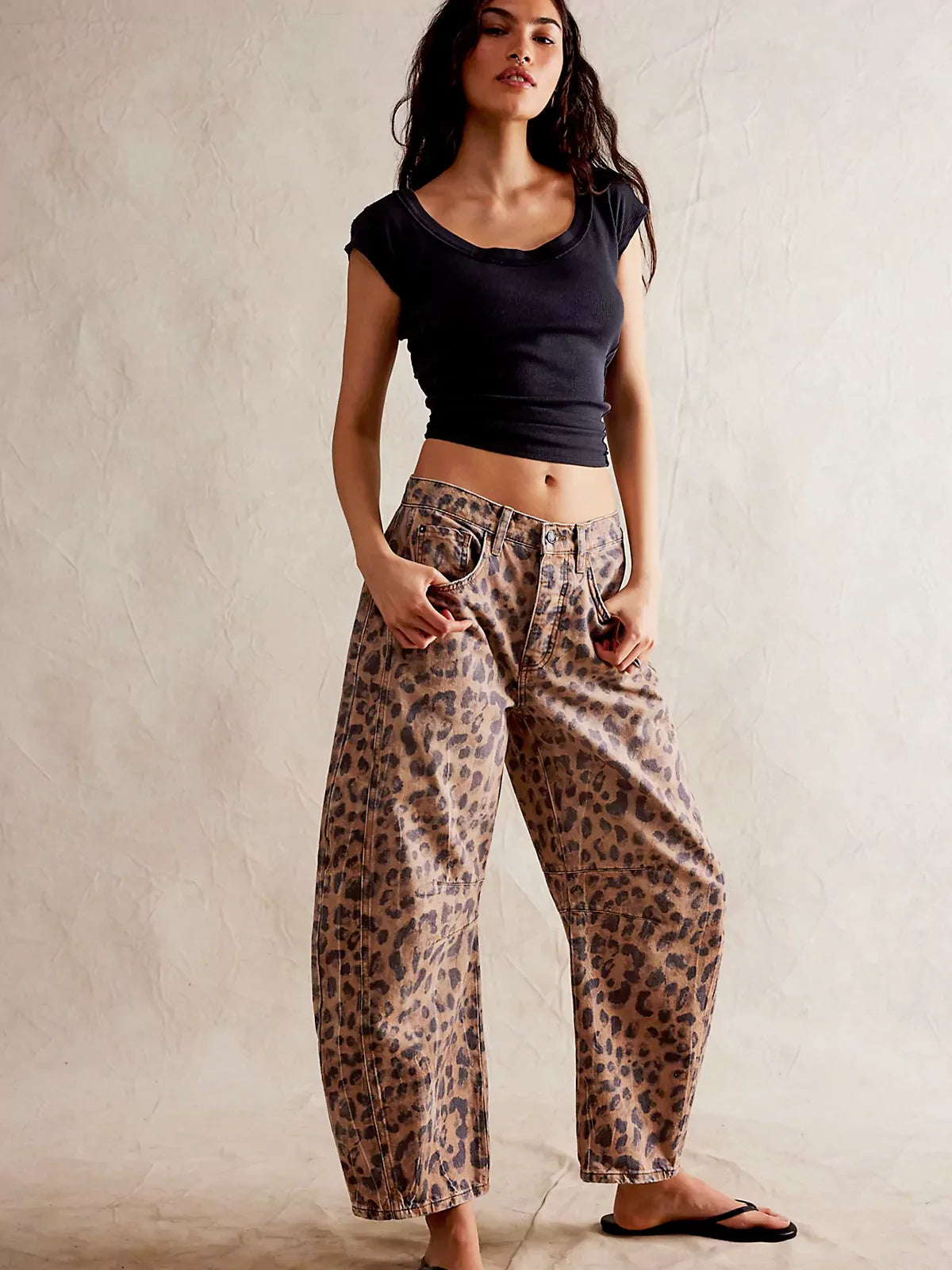 Sephira - Jeans Leopard Barrel