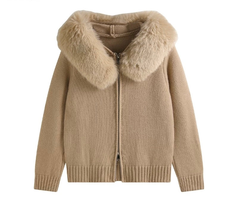 Elaria  - Faux Fur Cardigan