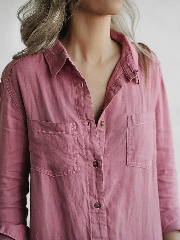 Amandine - Casual Long Sleeve Jumpsuit