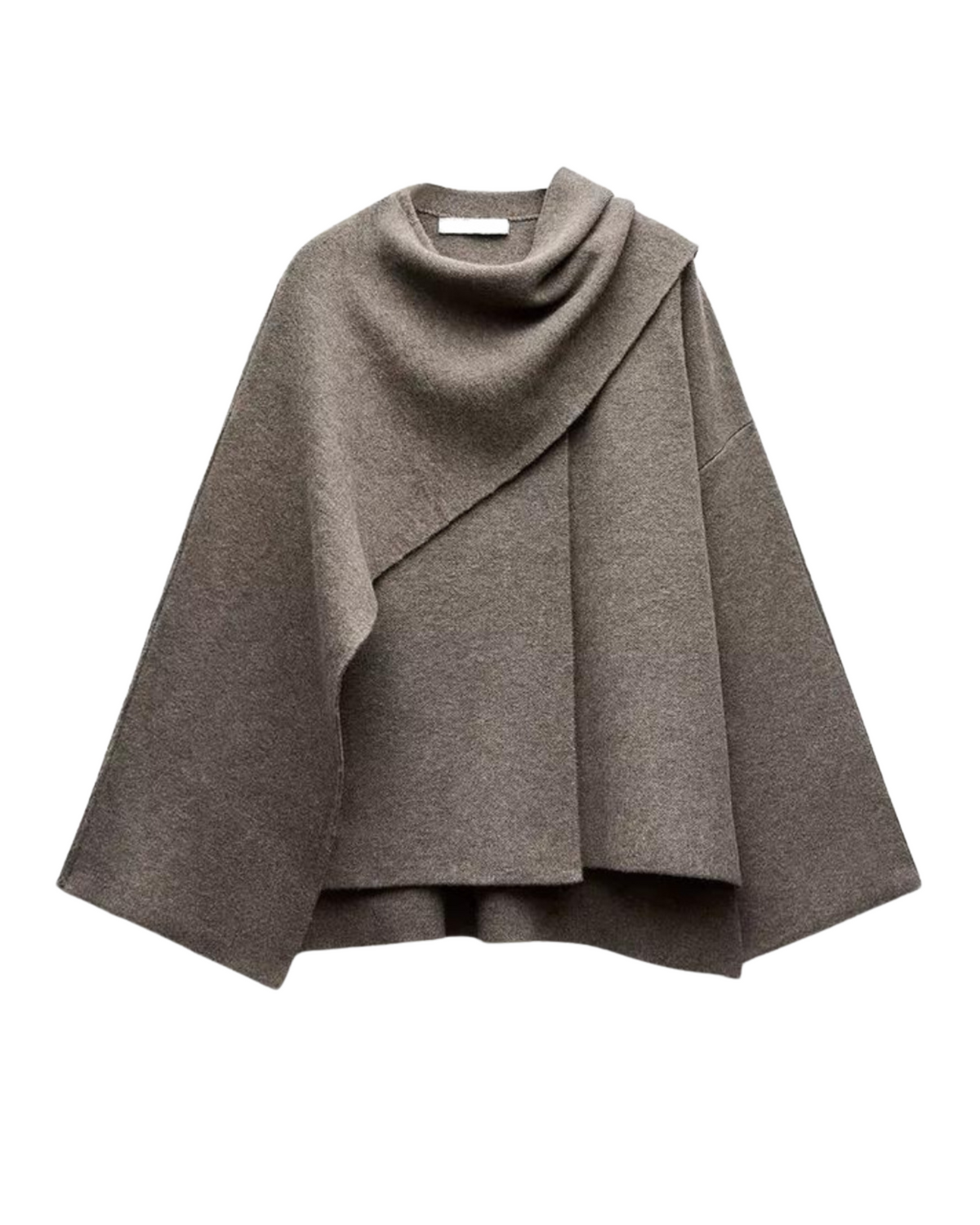 Emmeline – Women’s Asymmetrical Wool Poncho