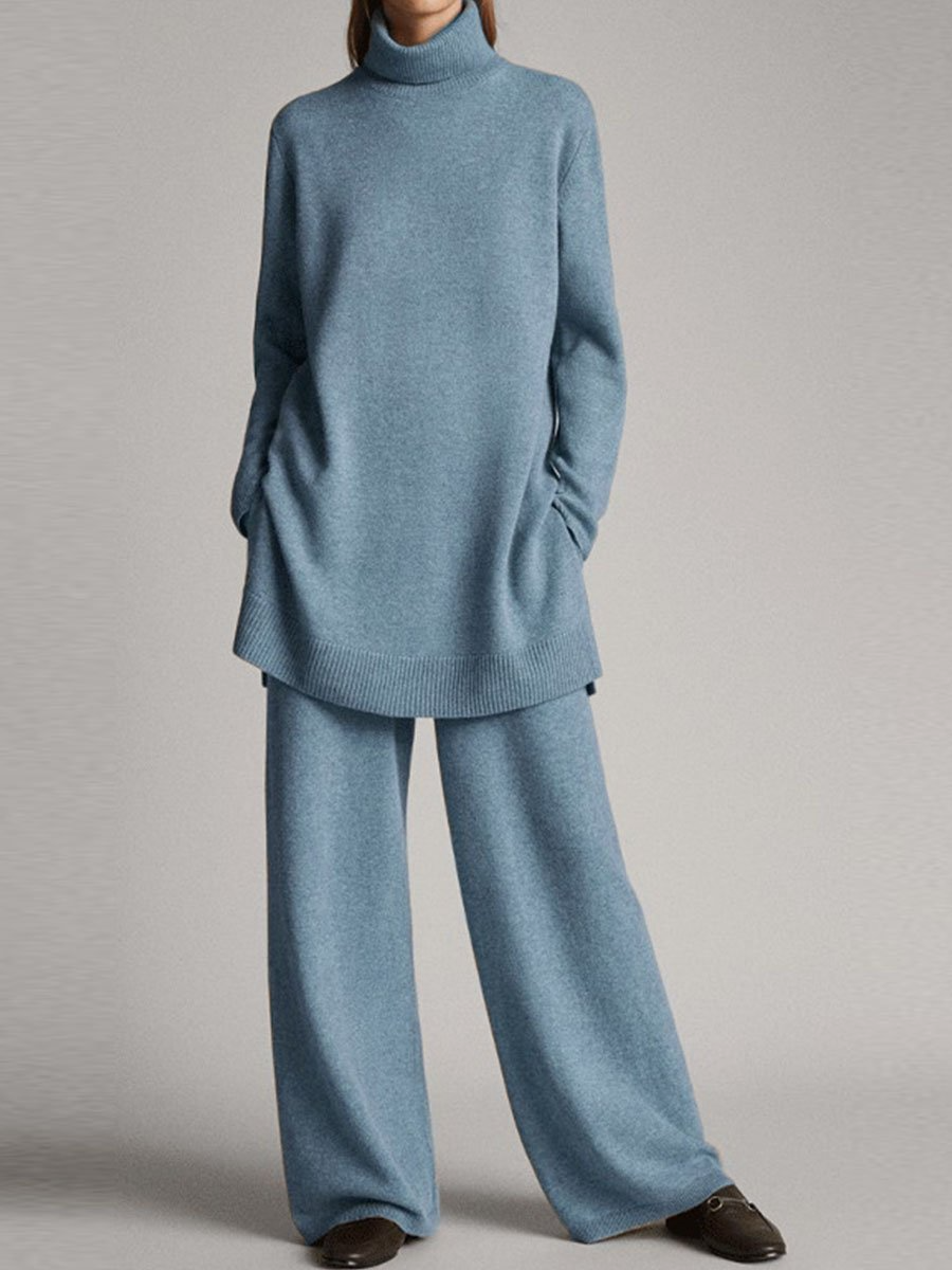 Rebecca – Damen Loungewear-Set mit entspannter Passform und Rippstruktur