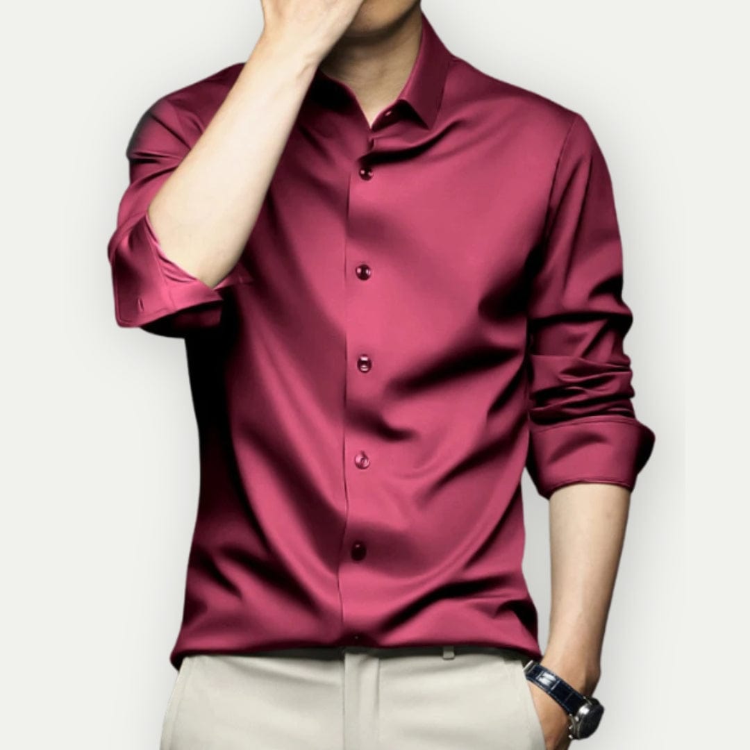 Sorenn - Camicia Uomo Antirughe Senza Stiro