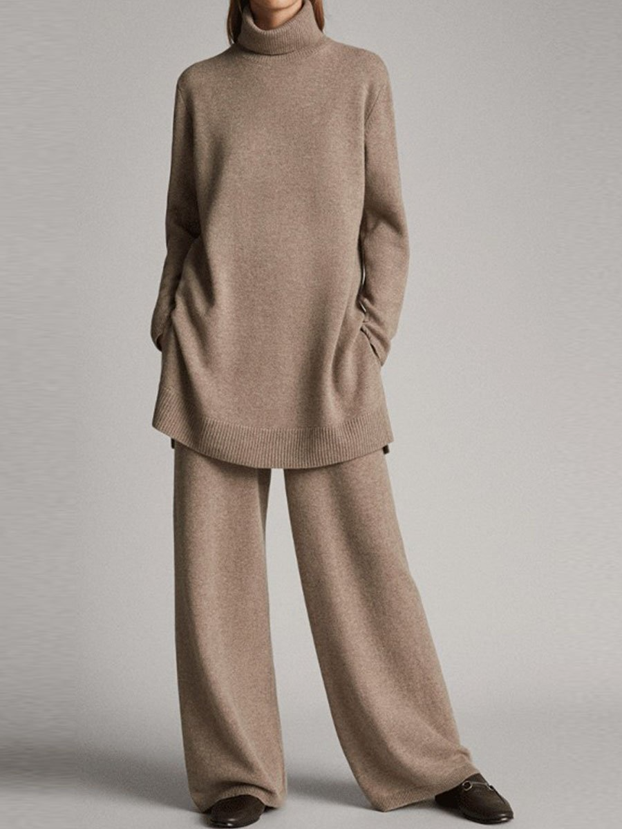 Rebecca – Damen Loungewear-Set mit entspannter Passform und Rippstruktur