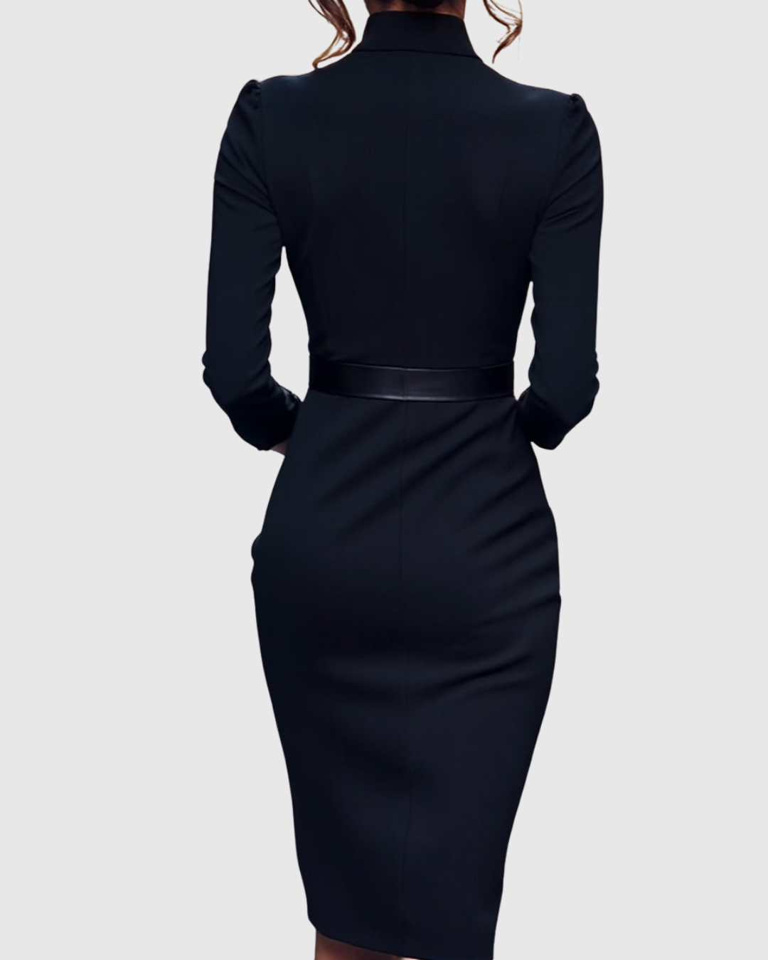 Clarivelle - Elegant Midi Dress