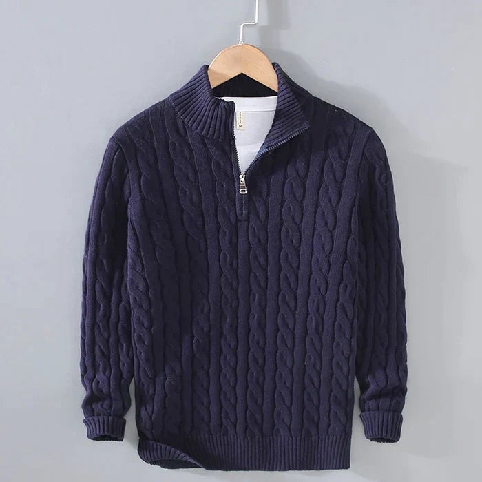 Levoro – Pull classique en laine pour femme