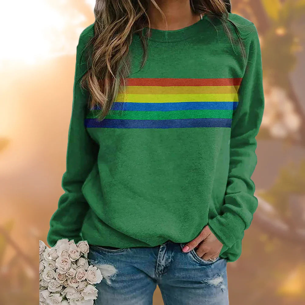 Sereluna – Damen Pullover mit Rundhalsausschnitt