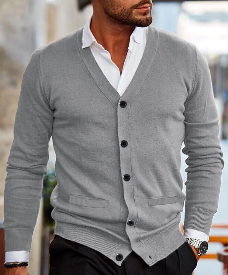 Beverly | Cardigan da uomo | Vestaglia moderna in misto cotone