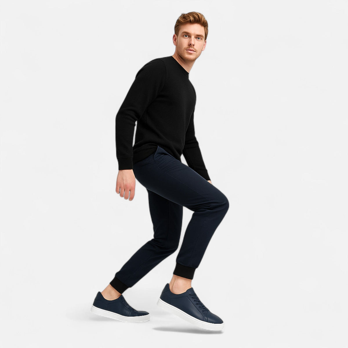 Mondevo - Premium Leather Slip On Men Sneakers