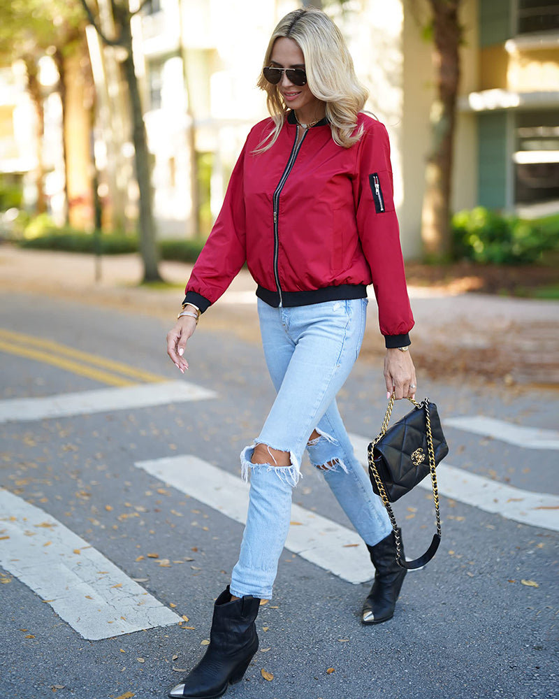 Vionessa - Veste Bombers Femme Élégante