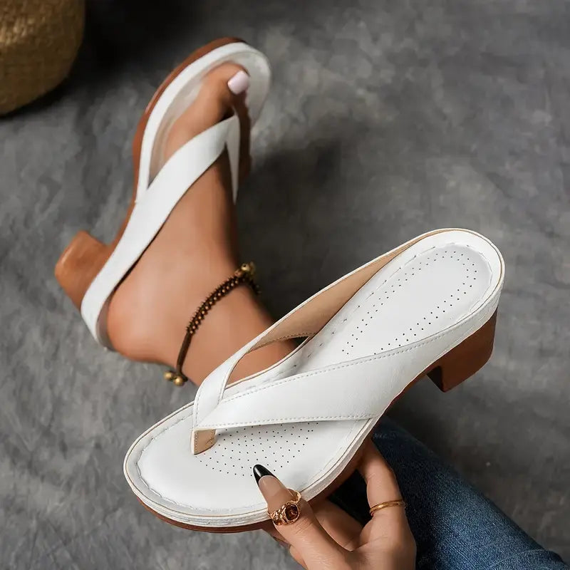 Livia – Orthopedic Slip On Sandal Heels
