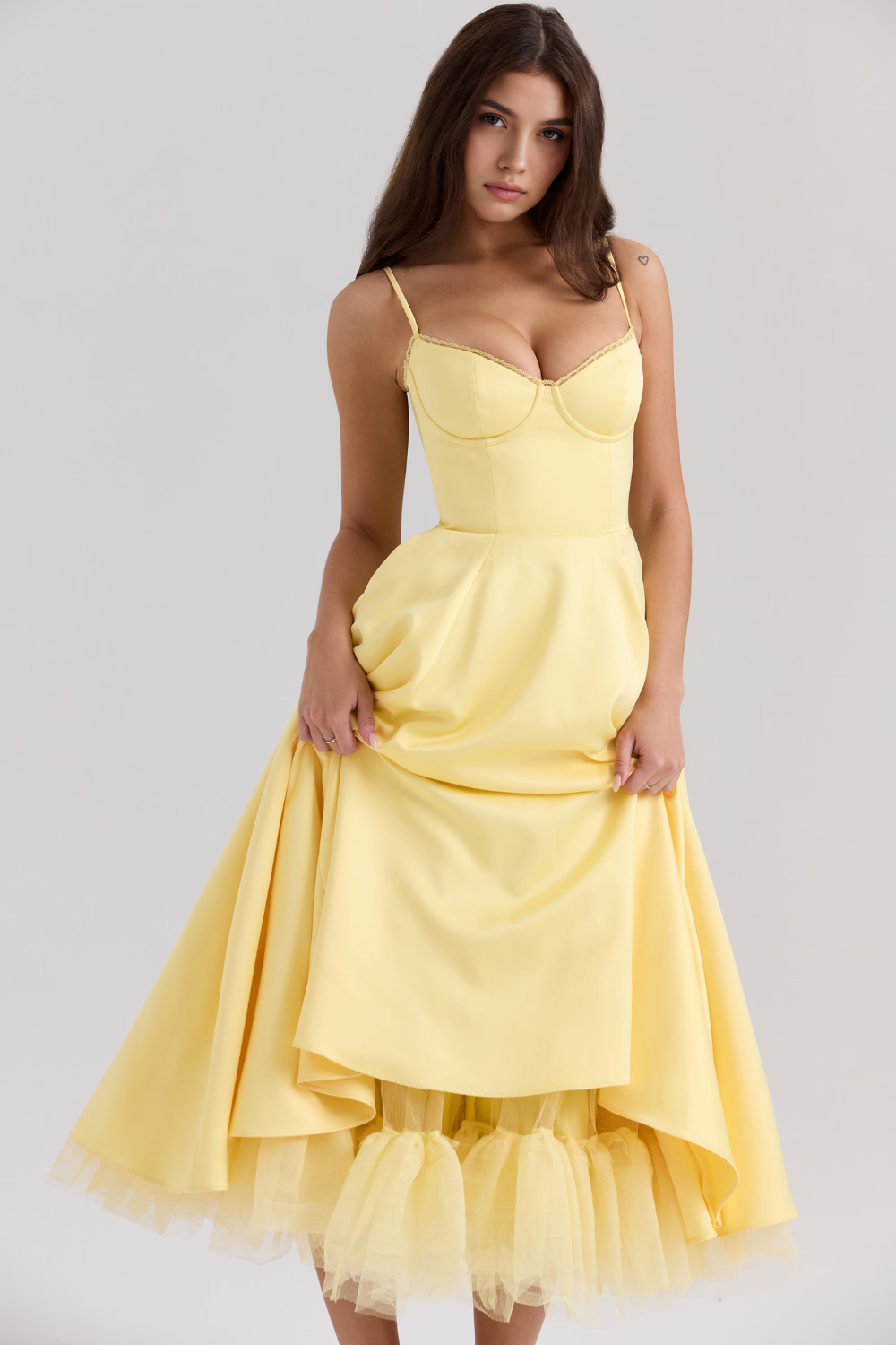 Dlarisse - Double Layer Midi Dress