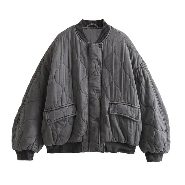 Zafrinna - Dámská oversized bomber bunda