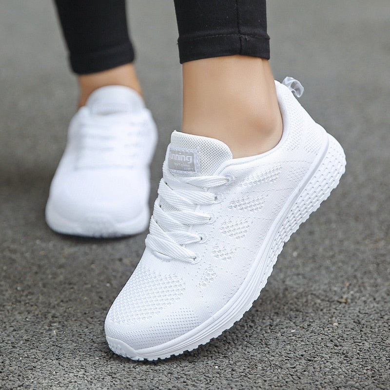 Elirah - Sznurowane casualowe sneakersy do chodzenia dla kobiet