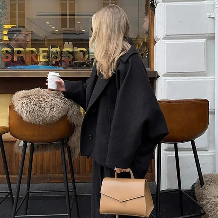 Calvera – Women’s Oversized Wool Blend Jacket