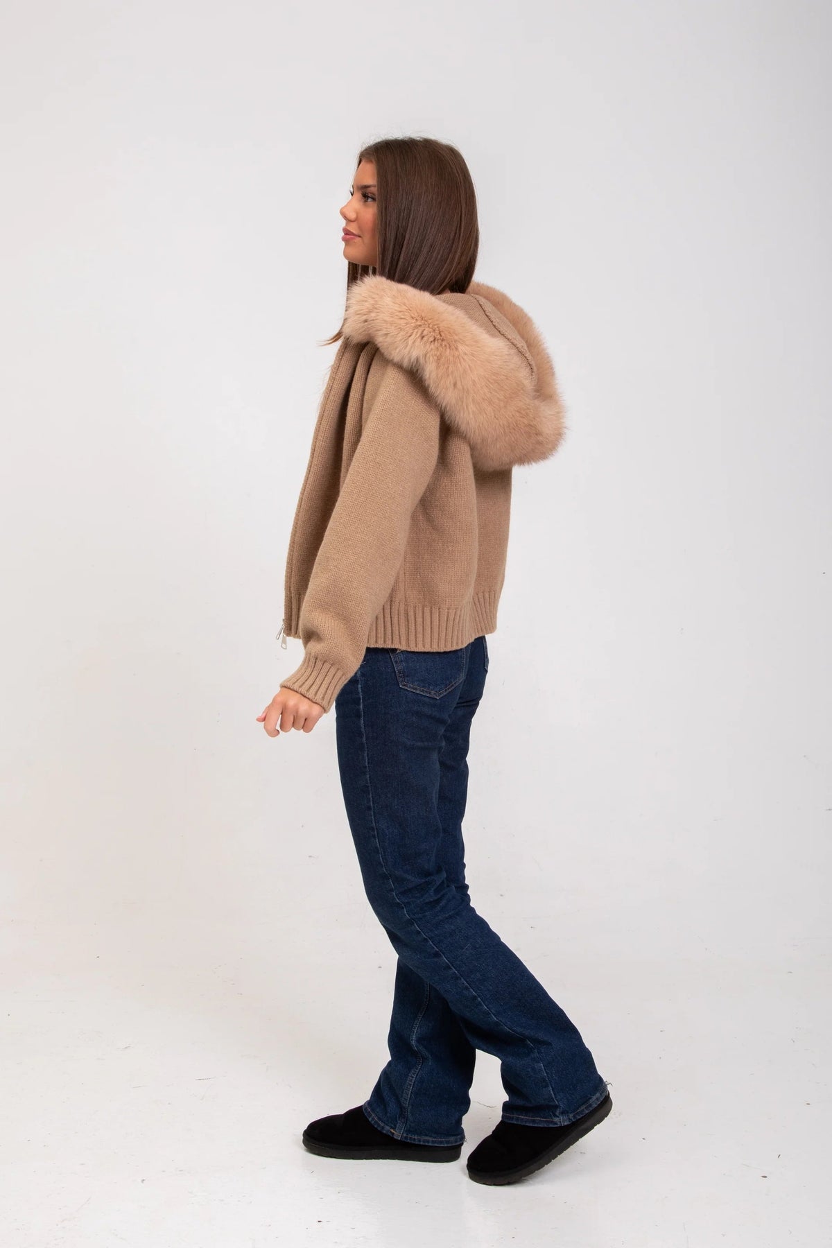 Elaria  - Faux Fur Cardigan
