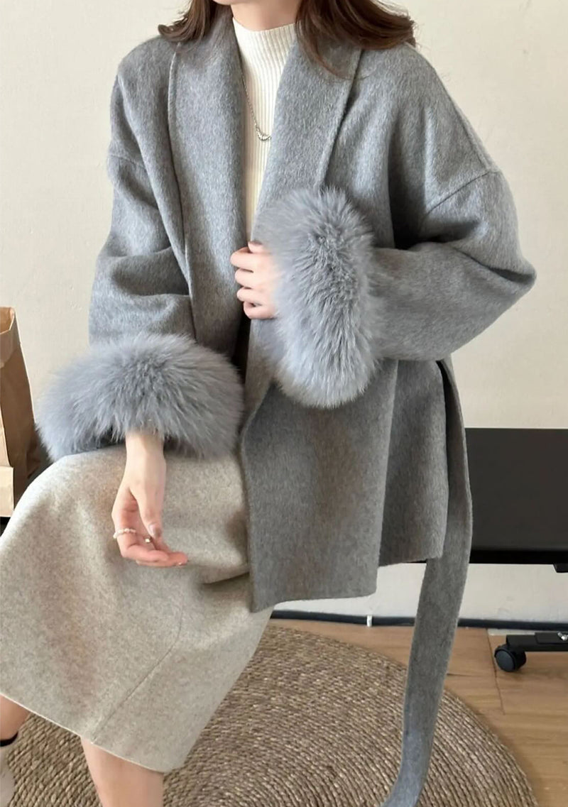 Selmira - Faux Fur Short Coat