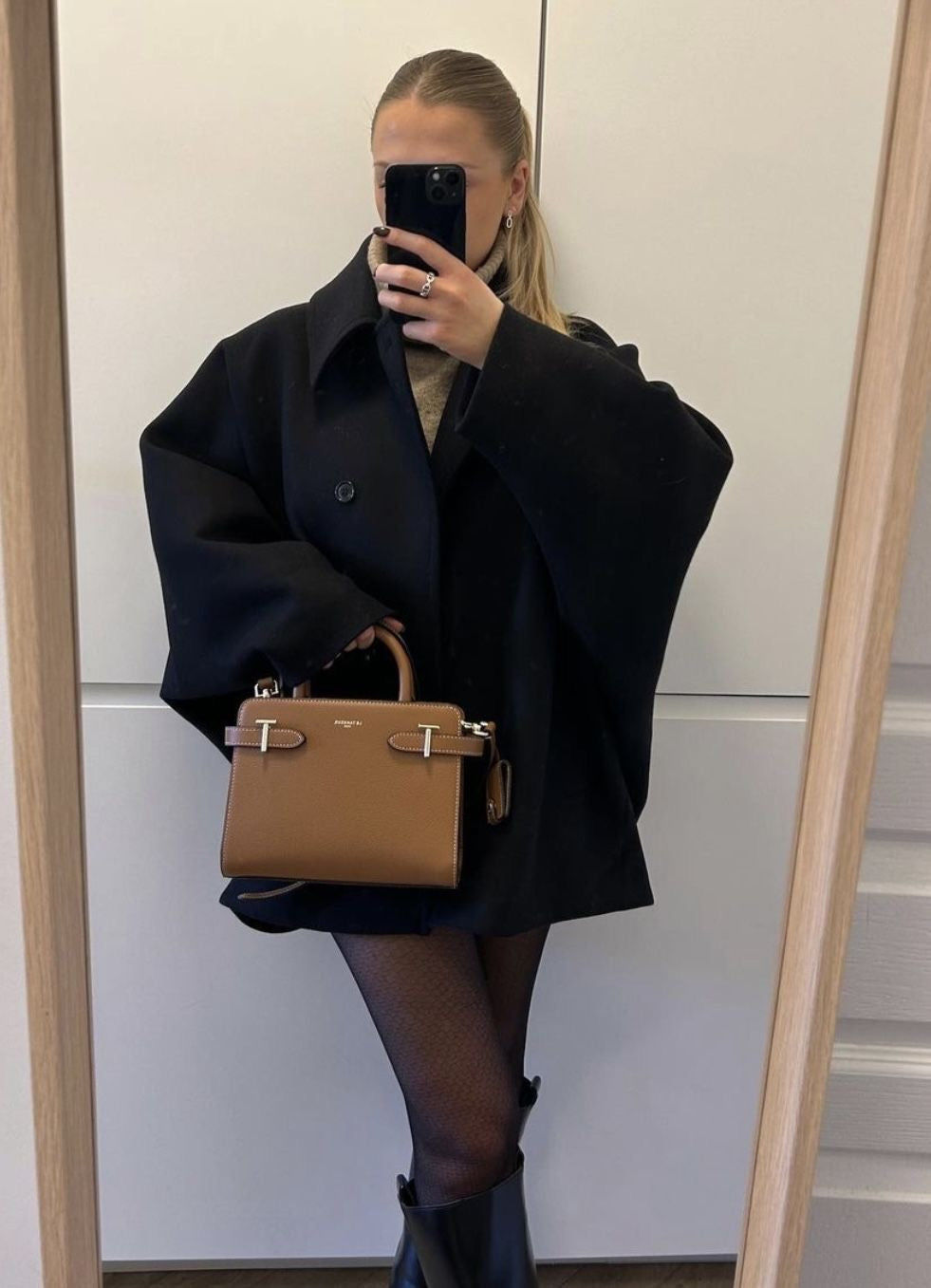 Valestra – Damen Oversize Wollmantel