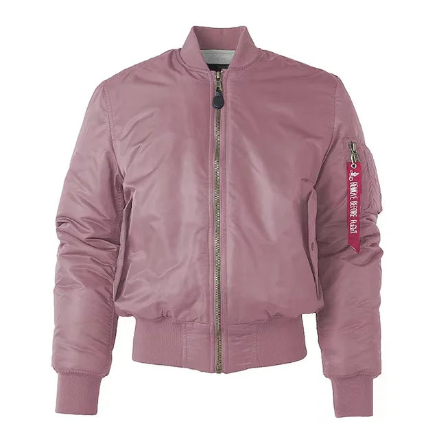 Ardeno - Blouson aviateur unisexe avec fermeture éclair