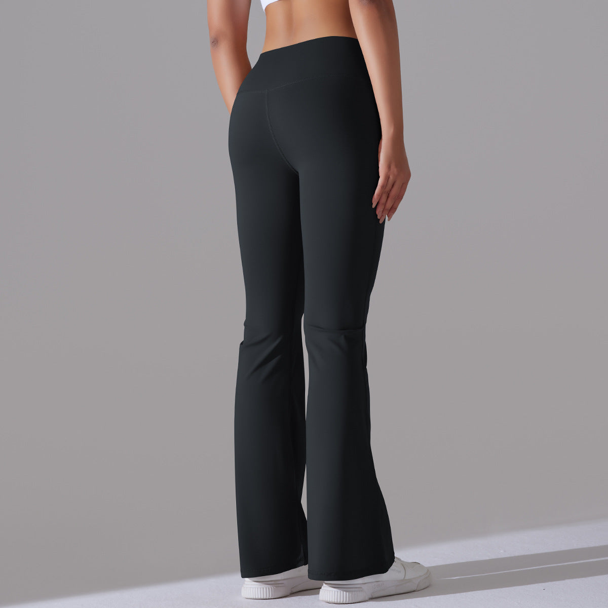 Nianna - Flared højtaljede fitnessleggings