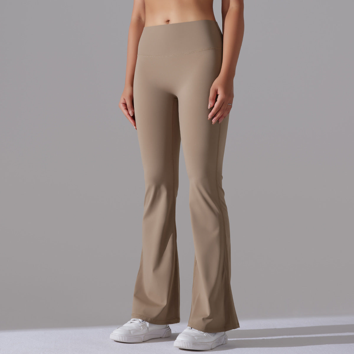 Nianna - Flared højtaljede fitnessleggings