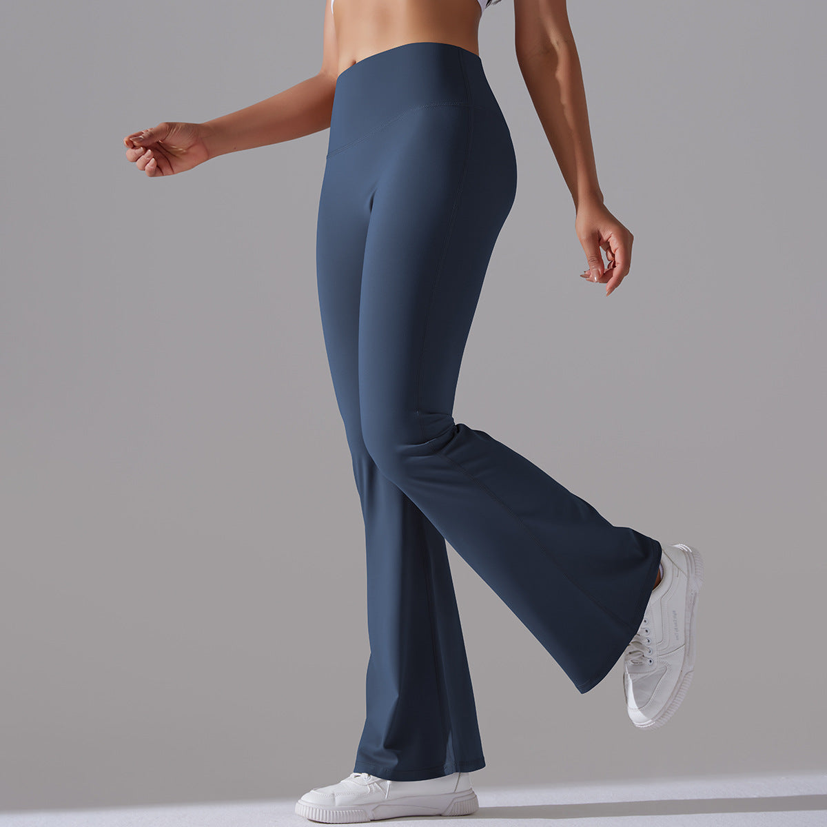 Nianna - Flared højtaljede fitnessleggings