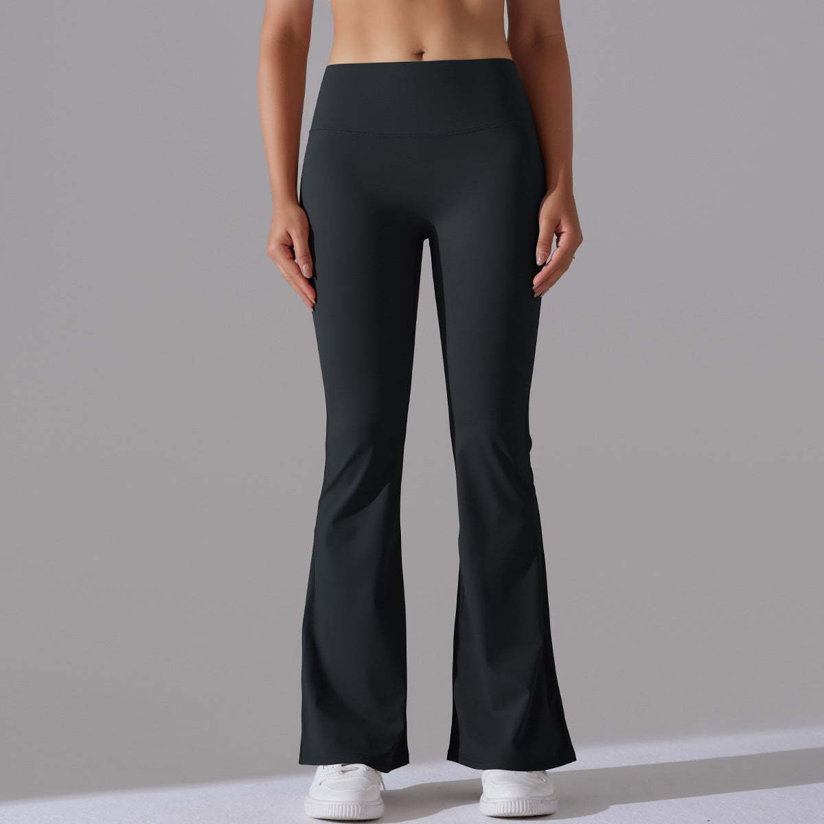 Nianna - Flared højtaljede fitnessleggings