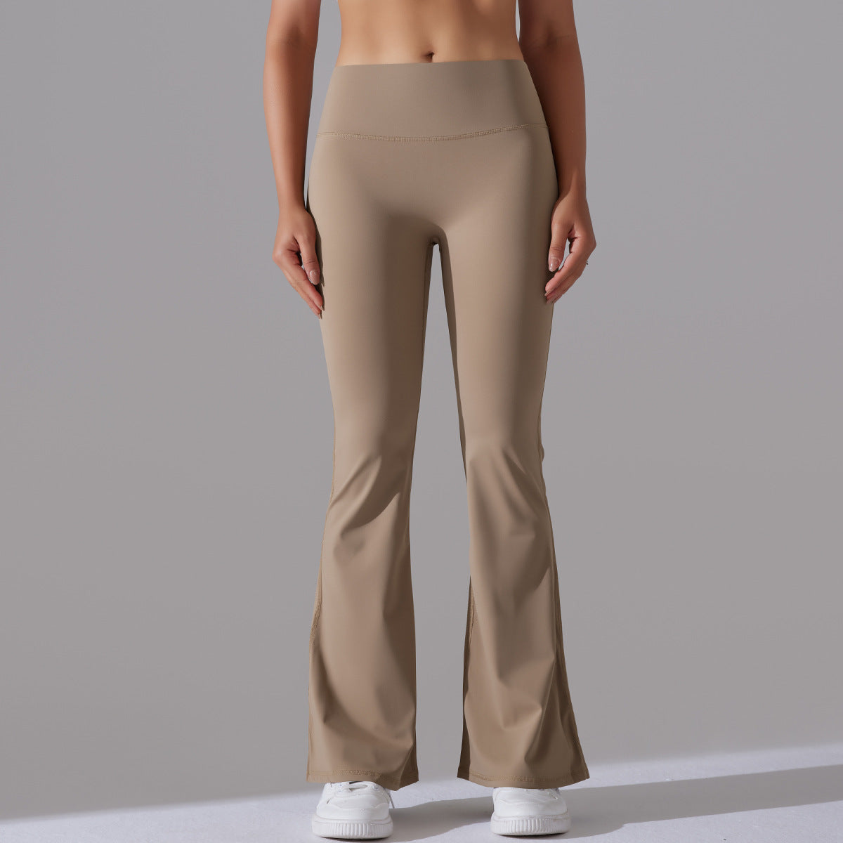 Nianna - Flared højtaljede fitnessleggings