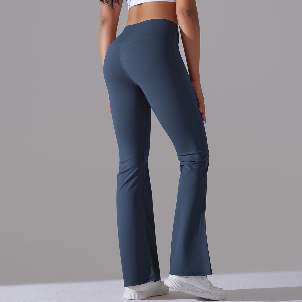 Nianna - Flared højtaljede fitnessleggings