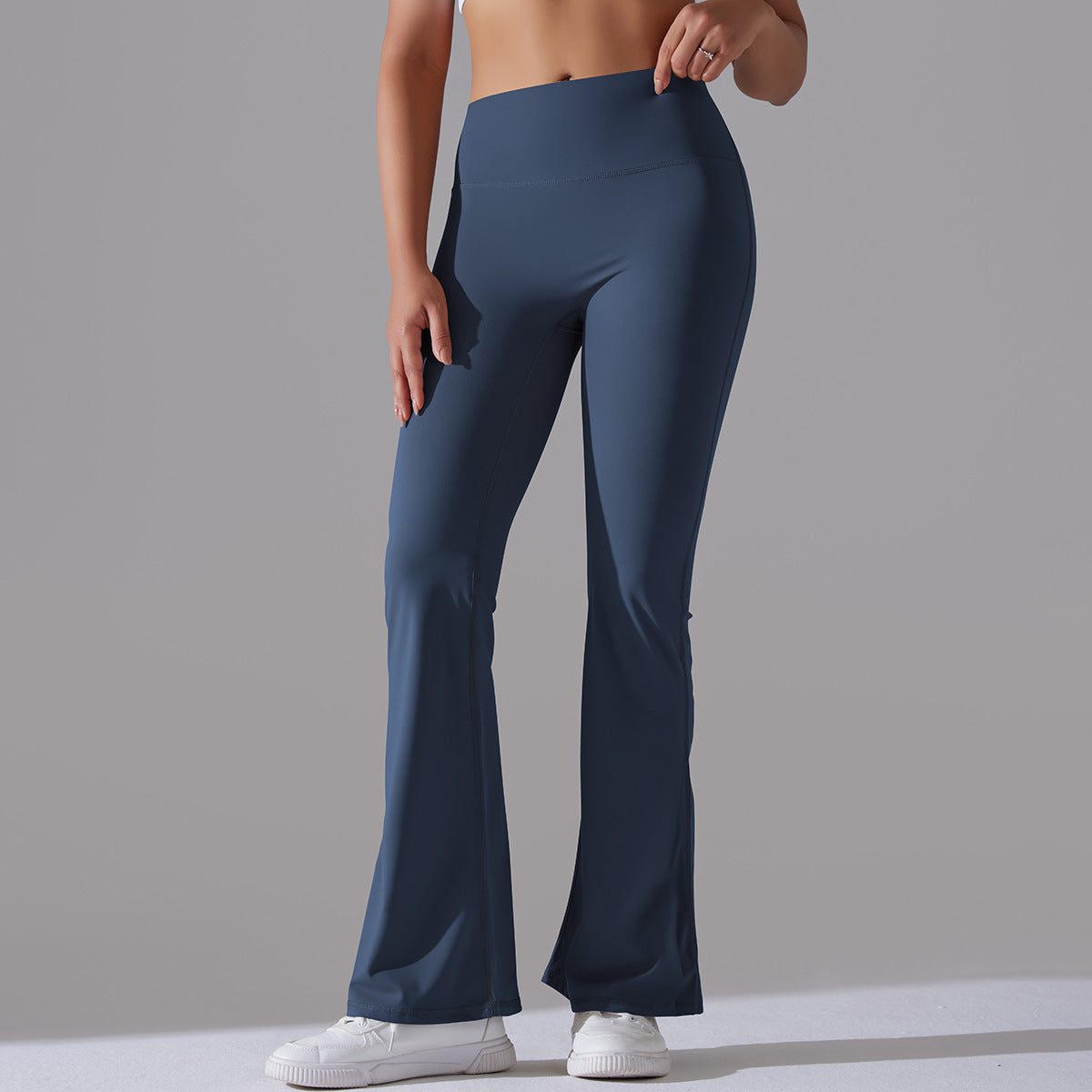 Nianna - Flared højtaljede fitnessleggings
