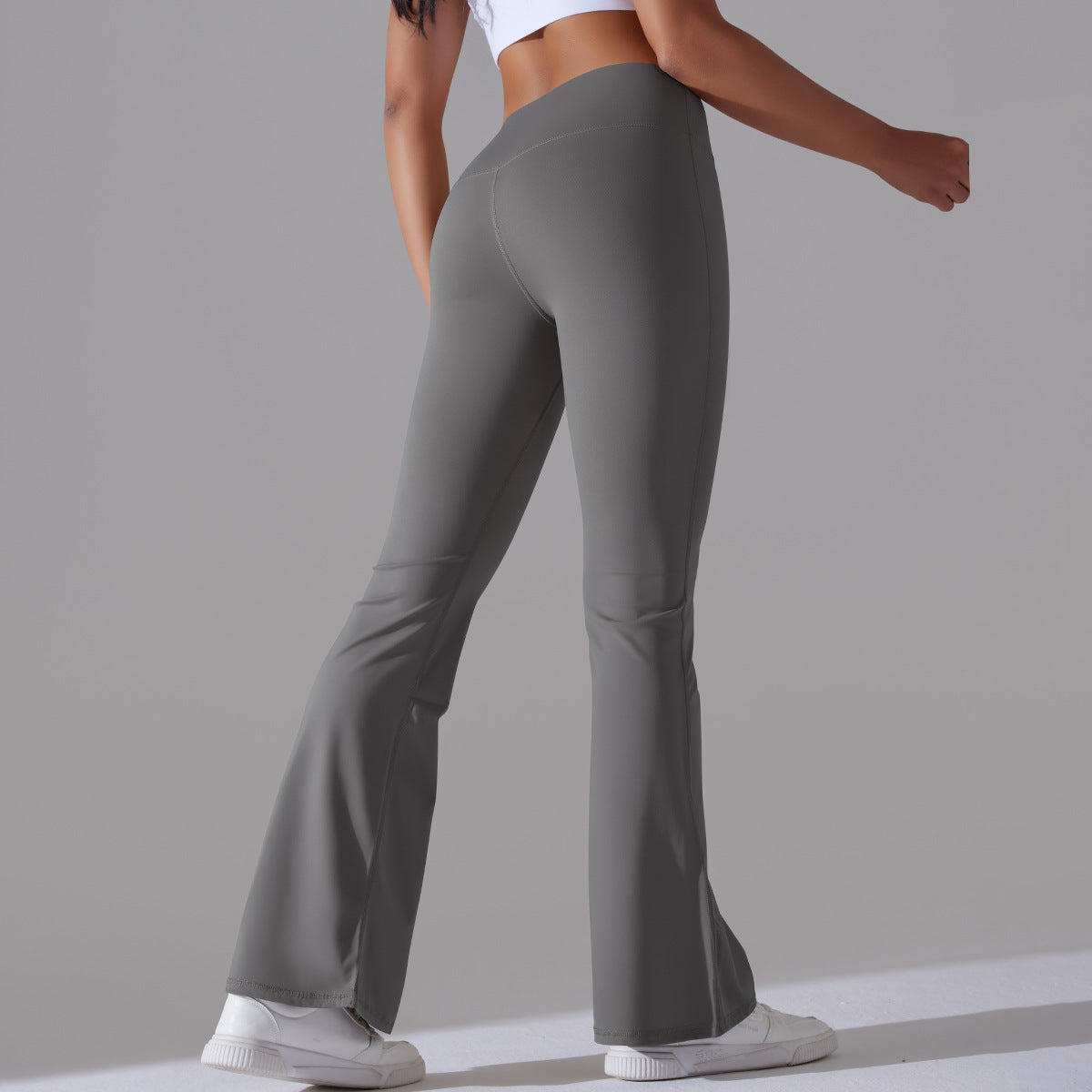 Nianna - Flared højtaljede fitnessleggings