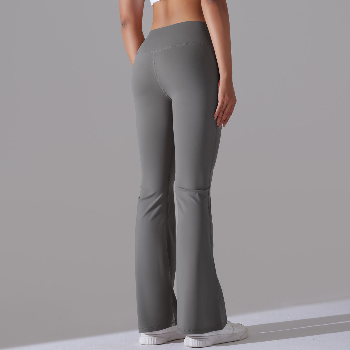 Nianna - Flared højtaljede fitnessleggings