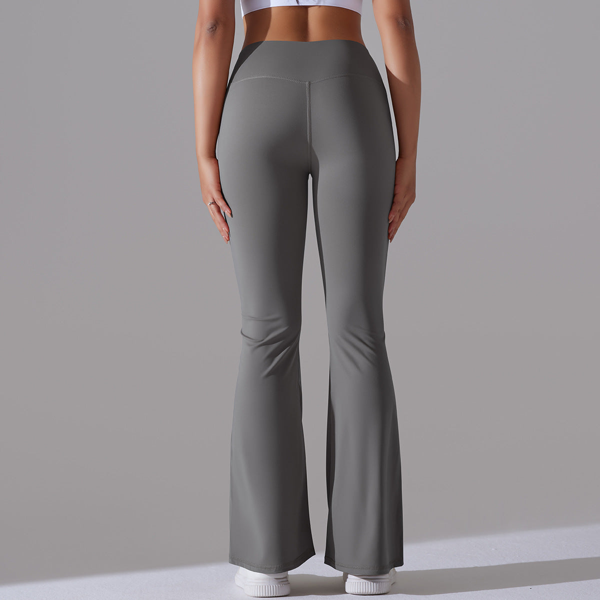 Nianna - Flared højtaljede fitnessleggings