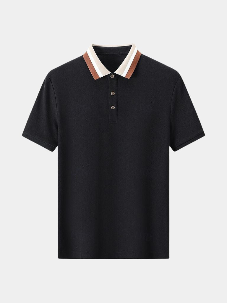 Mercan – Smart-Casual Polo mit kontrastierendem Kragen