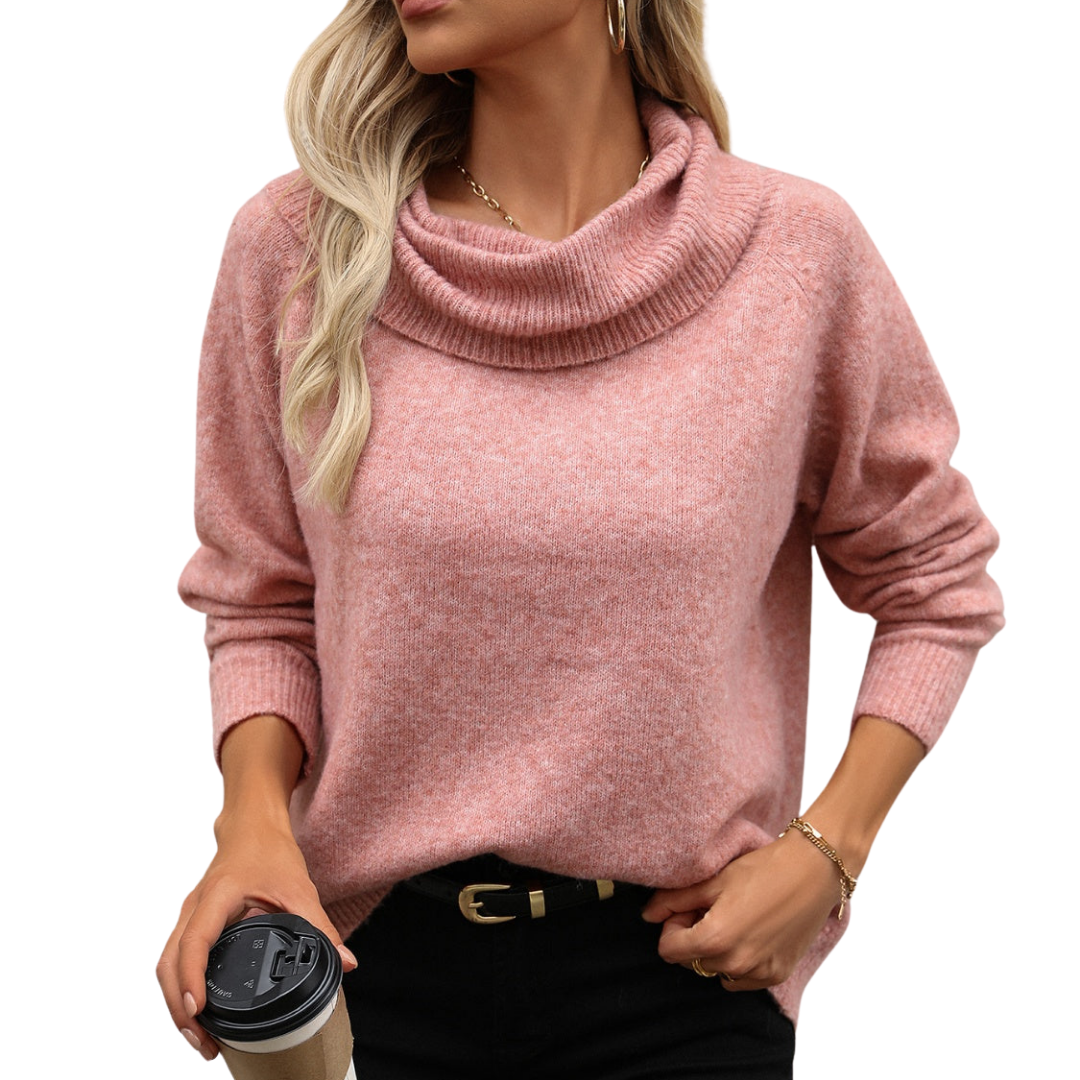 Rosamund – Damen weicher Rollkragenpullover