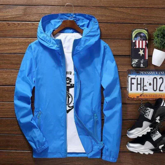 Caelum – Men’s Long Sleeve Softshell Summer Jacket