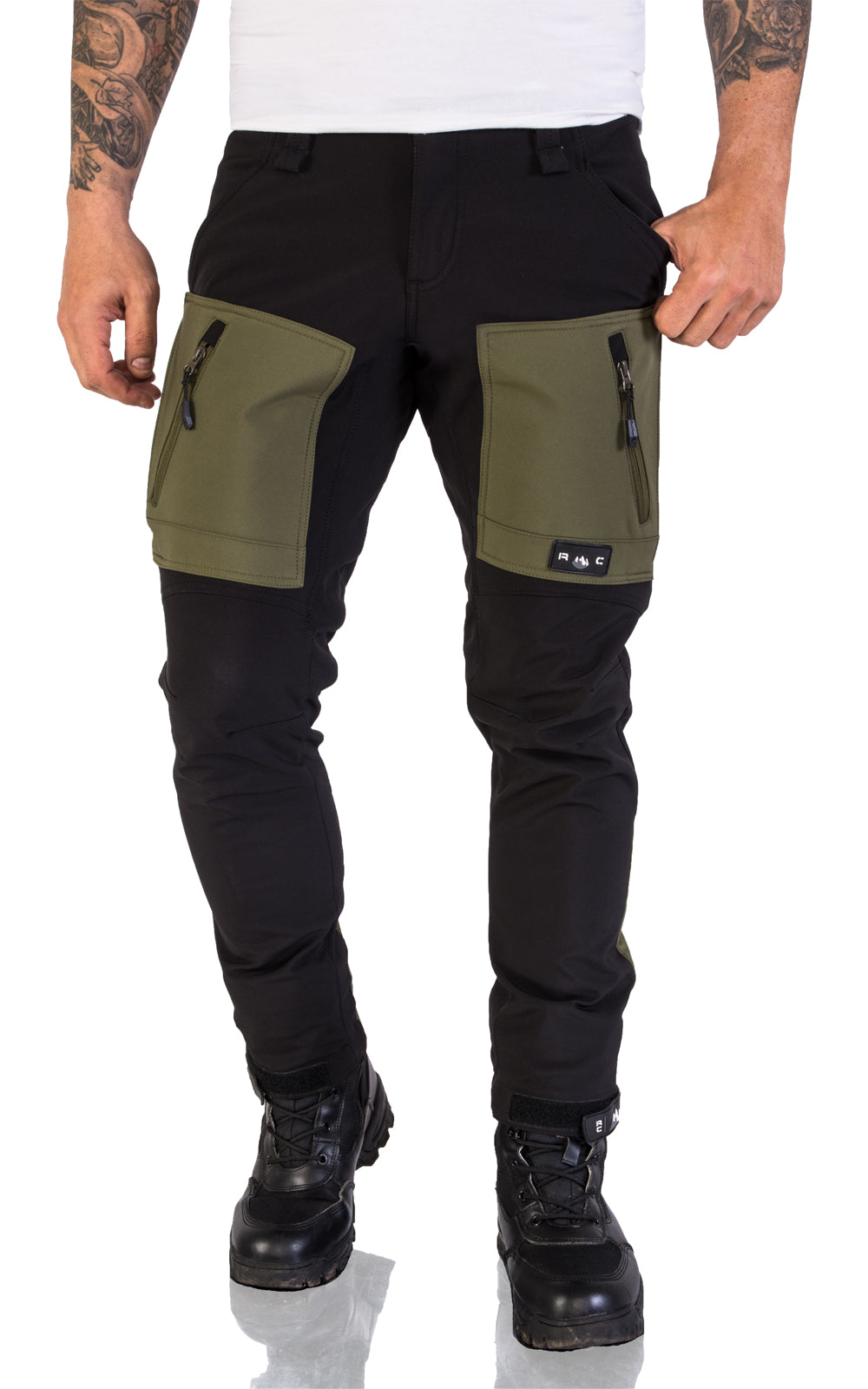 Men's trousers – with zip fastening and pockets