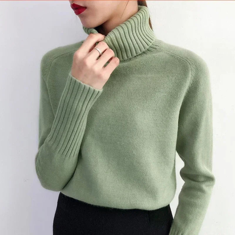 Lysandra – Damen Cashmere-Rollkragenpullover