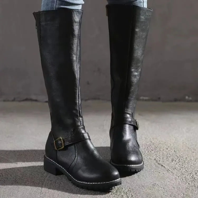 Nelina – Stivali ortopedici in pelle premium da donna