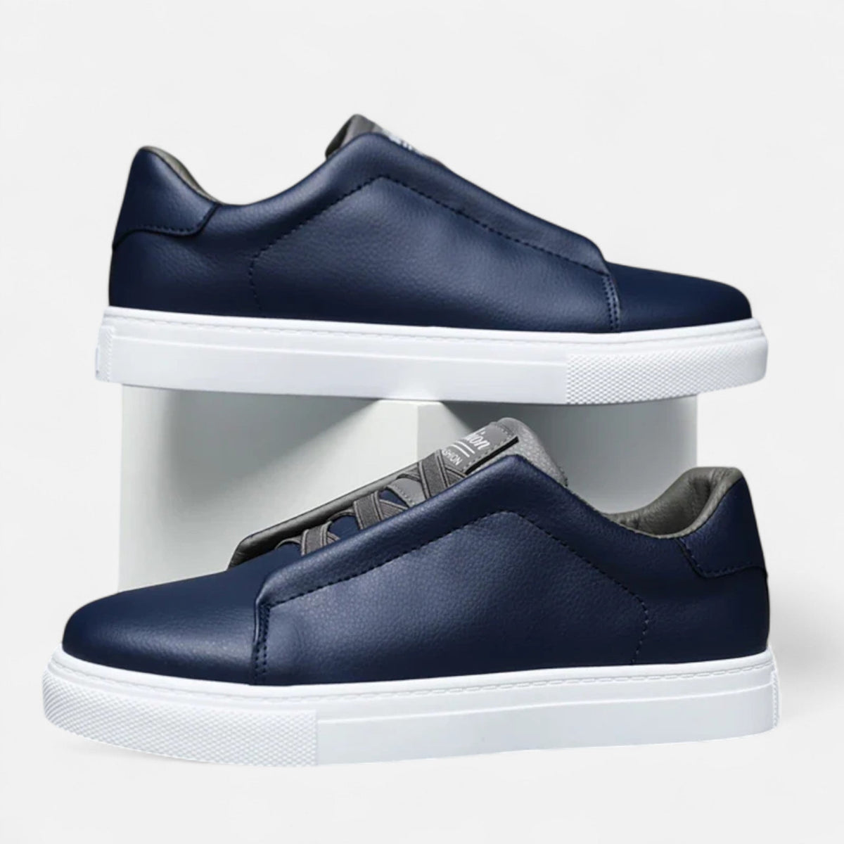Mondevo - Premium Leather Slip On Men Sneakers